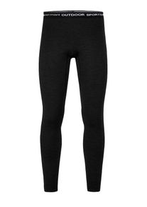 Normani Heren Lange onderbroek 'Gold Coast' zwart / wit S