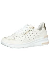 Ara Dames Sneakers laag crème / goud / wit 36.5