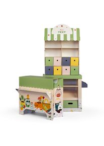 FOLDZILLA Kaufladen Biomarkt Wunschtext