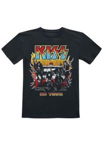 KISS Kids - On Fire Kinder-Shirt schwarz