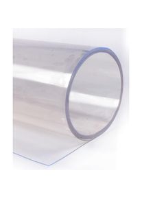 Nappe en pvc transparente et imperméable, nappe résistante aux taches 140x220cm