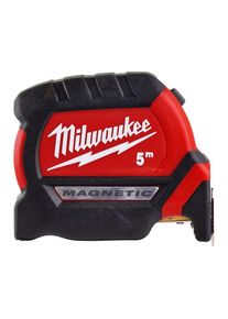 Milwaukee Premium-Bandmaß 5 m magnetisch, 27 mm breites Band - 1 Stk.