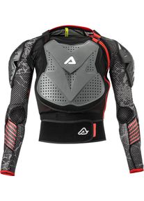 Acerbis Scudo 3.0, protector jacket , color: Grey/Black/Red , size: L/XL