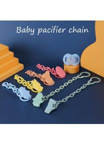 BPA-free Animal Cartoon Baby Care Multicolor Anti Lost Chain Pacifier Clip Dummy Chain Feeding Product Accessories