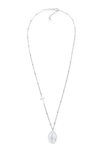Elli Dames Ketting 'Kreuz, Marienbild' zilver 45
