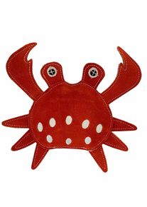 PafDog Krab Stuart Hračka pre psov z kože a juty, 24 cm