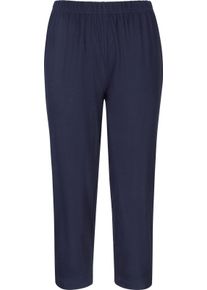 wäschepur Dames Pyjama wit/marine gestreept Maat 36/38