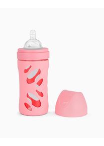 Twistshake - Anti-Colic Glass Bottle Pastel Pink 260 ml