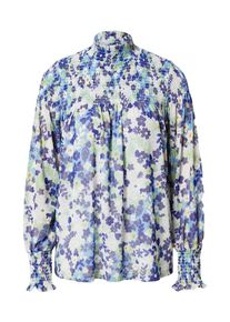 Fabienne Chapot Dames Blouse 'Mila' blauw / donkerblauw / mintgroen / wit L
