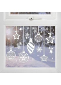 Ginger Ray Country house Christmas ball window decoration