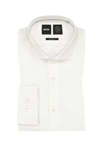 Plus size : BOSS, Shirt in performance stretch fabric, Regular Fit in a White