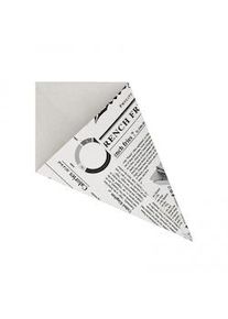 PuntoQPack 125 Uds. Cucurucho de papel cartón abierto periódico grande 450ml Ref PW210CS450