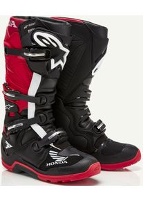 Alpinestars Tech 7 Enduro Drystar Honda, laarzen waterdicht , kleur: Zwart/Lichtrood , maat: 14 US