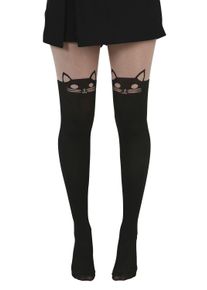 Pamela Mann Cat Strumpfhose schwarz