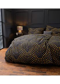 bonprix Lenjerie de pat cu print grafic negru 1x 80/80 cm, 1x 135/200 cm