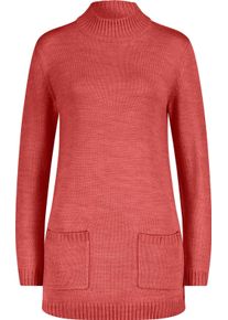 Damer L&aring;ng tr&ouml;ja med st&aring;krage grapefrukt Gr&ouml;&szlig;e 54