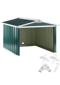 Gardebruk&reg; Garage robot tagliaerba verde techo tetto spiovente