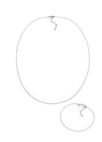 Kuzzoi Parure de bijoux Homme argent taille One Size