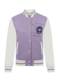 DENIM CULTURE Dames Tussenjas ' CECILIE ' lila / wit S