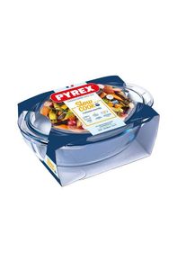 pyrex Sklenen&aacute; zapekacia misa pyrex s vekom 33x20cm/4,1l