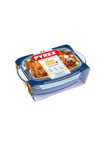 pyrex Sklenen&aacute; zapekacia misa pyrex s vekom 36x22cm/6,7l