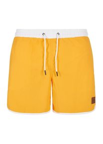 Urban Classics Shorts de bain 'Retro' Homme jaune taille M