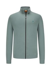 plussize: Nadměrná velikost: BOSS Orange, Kurtka dresowa naszywką z logo Zielona