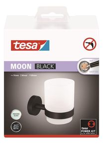 Tesa Moon Black tumbler holder self-adhesive