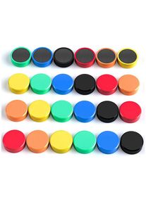 Pack Of 60 Magnets, Whiteboard Magnets, Magnets For Magnetic Board, Magnets, Fridge, Colourful Round Magnets, Strong