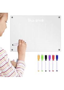 Magnetic Acrylic Dry Erase Board Acrylic Dry Erase Board For Refrigerator Magnetic Fridge Magnet Reusable Dry Erase Board For