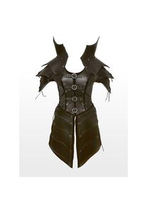 maskworld Witch Elf Leather Armour black