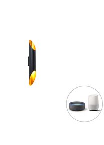 Qazqa Smart wandlamp zwart 5,6 cm incl. 2 Wifi GU10 - Organo