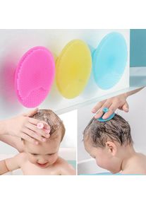 Silicone Soft Baby Hair Washing Brush Bath Head Massage Brushes Scalp Comb Kids Newborn Bath Wipe Washing Hair Tools