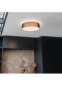 Qazqa Plafondlamp zwart 40 cm incl. LED - Drum LED