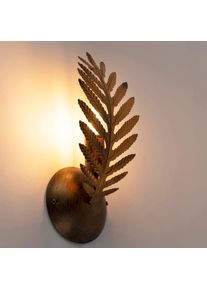 Qazqa Vintage wandlamp goud 33 cm - Botanica