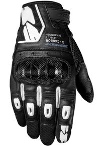 Spidi G-Carbon, gloves , color: Black/White , size: L
