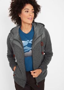 bonprix Femei Geacă din fleece gri 36/38
