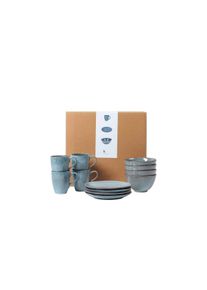 Broste Copenhagen - Nordic Breakfast Set, Stoneware - Sea