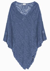 bonprix Femei Poncho subţire albastru 0