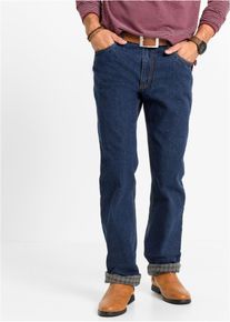 bonprix Dżinsy ocieplane CLASSIC FIT STRAIGHT niebieski 44
