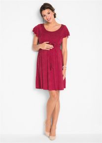 bonprix Femei Rochie gravide cu vîscoză sustenabilă roşu 44/46