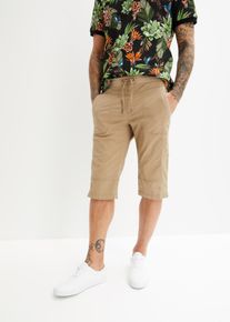 bonprix Bermuda larga beige 48