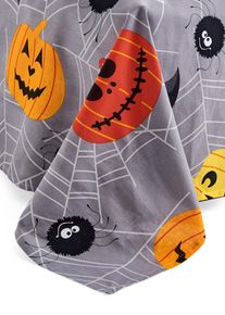 bonprix Cuvertură cu design de Halloween gri 210/140 cm