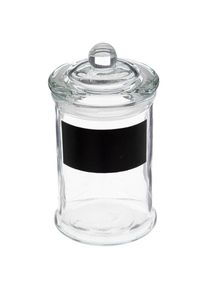 Bocal verre + étiquette ardoise 0 -12l - Transparent - 5five