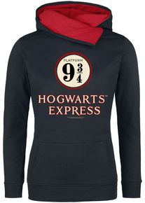 Harry Potter Hogwarts Express Girl-Kapuzenpulli schwarz/rot