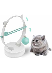 Memkey - Jouets interactifs pour chats d'intérieur - Balançoire cinétique automatique - Jouets électroniques - Attaches à plumes - Jouet pour chat