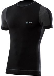 Sixs TS7, functioneel shirt korte mouwen unisex , kleur: Zwart/Donkergrijs , maat: 3XL/4XL