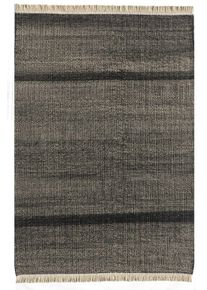 Tres Outdoor Texture Tapis Noir 300x400 cm Nanimarquina