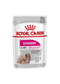 12x85g Royal Canin Exigent Care Nutrition - Pâtée pour Chien