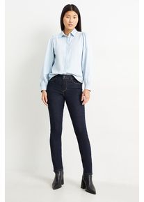 C&Amp;A Slim jeans-thermojeans, Blauw, Maat: 44